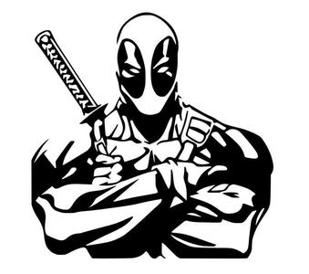 Deadpool wall art 