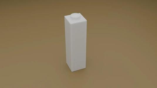 LEGO name brick 1x1x3   