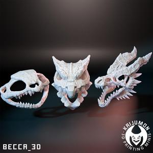 Kaijumon Skull Collection
