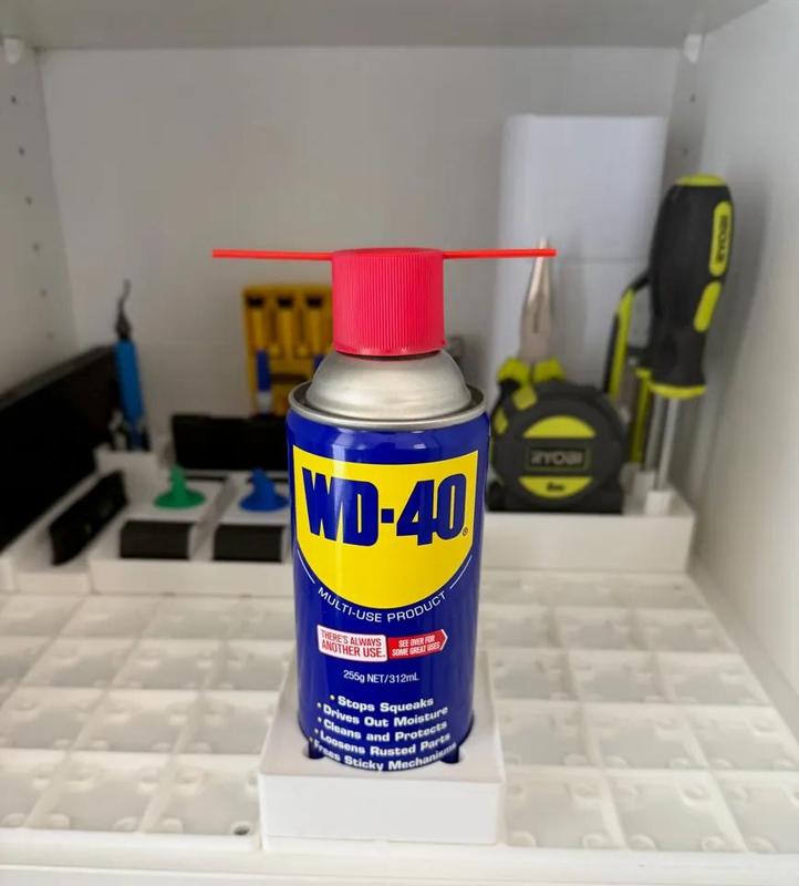 Gridfinity: 312mL WD-40 holder   