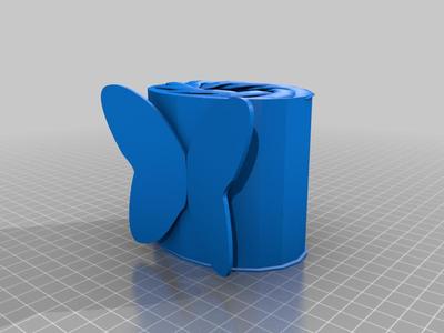 butterfly flower pot 