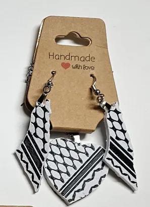 Keffiyeh themed jewelry set   