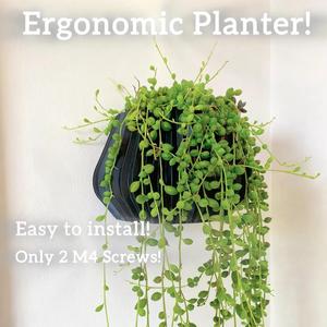 Ribbed Ergonomic Planter   