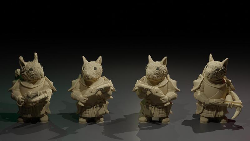 Squirrel Crossbowmen