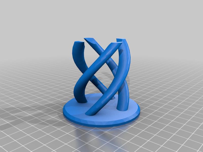 Titan puzzle stand