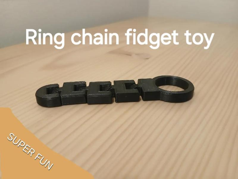 *fun* ring chain fidget for your finger   