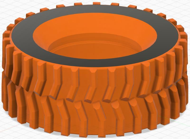 Carduino A959 84mm & 64mm OD Tires