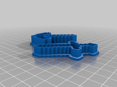 Minecraft pickaxe and sword - cookie cutters