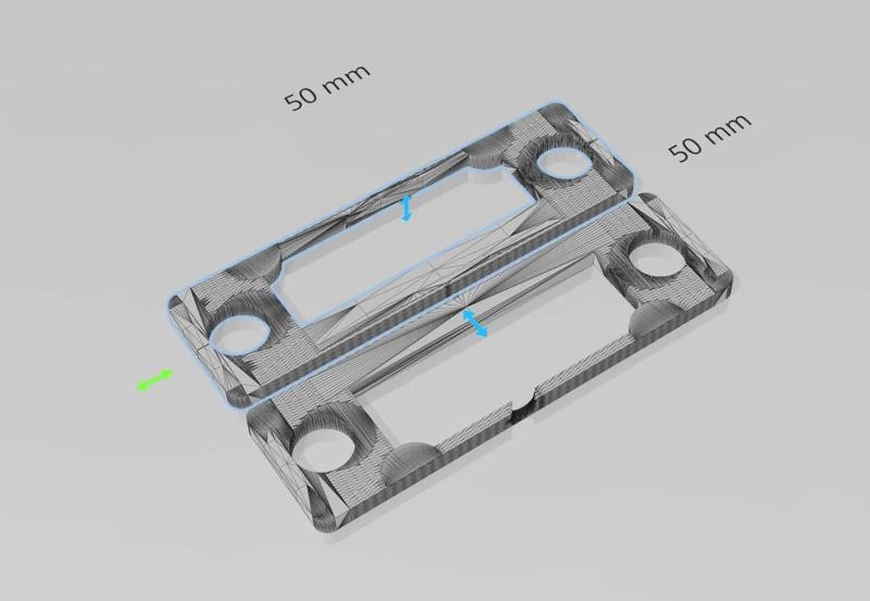 Knaus Südwind Kennzeichenleuchten Distanzplatte mit Kabelführung   