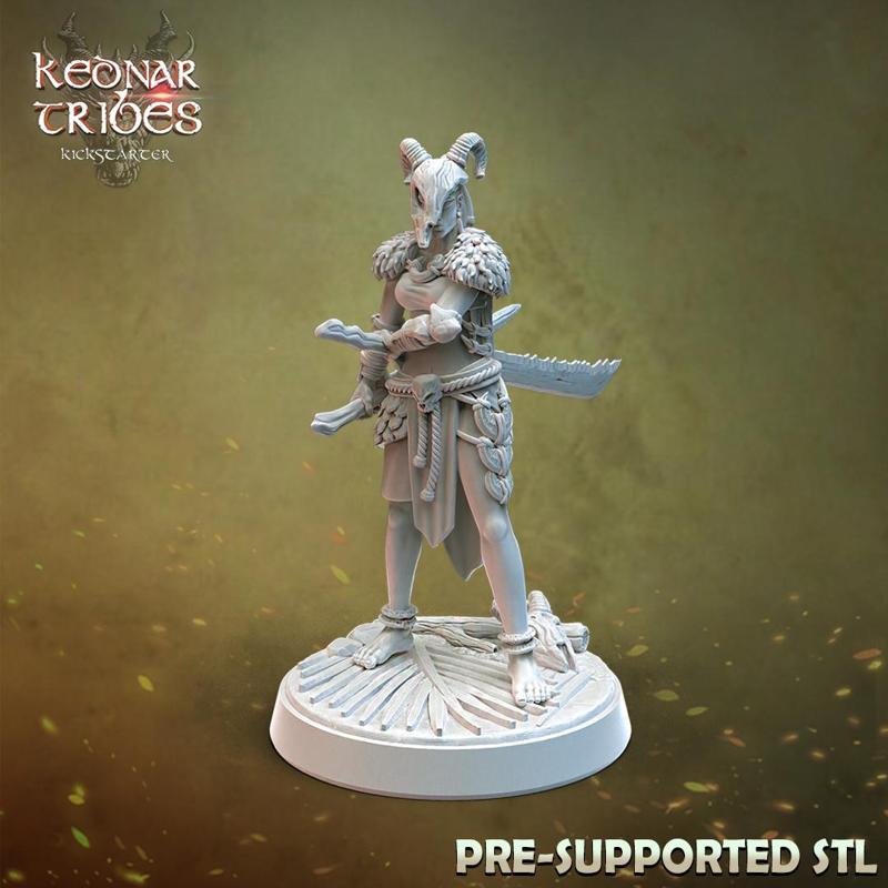 Tribal warrior character