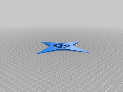 Sharingan throwing star