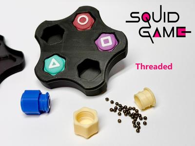 Gonggi threaded Squid game -  easy weight added