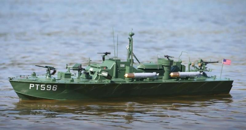 PT-556 US Navy Patrol Boat Elco Thunderbolt RC Kit
