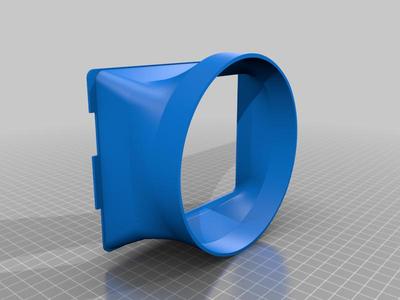 Adapter für 127 mm Abluftschlauch an "Klimatronic Preference"