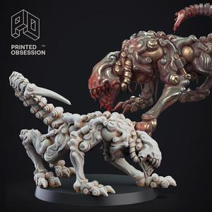 Steel Wolf - Construct - PRESUPPORTED - D&D 32mm