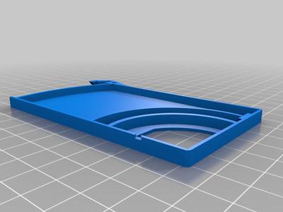 Sliding Wallet with extra rails (only the middle part)