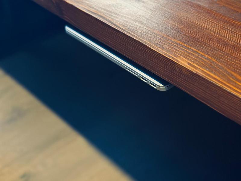 Under-desk laptop mount