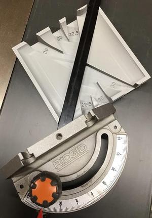 Miter Gauge Angle Reference