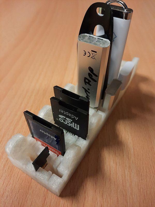 All in One USB-Holder + SD + SDMini + Caps