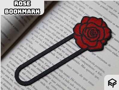 Rose bookmark