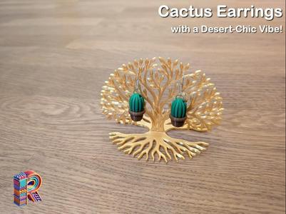 Cactus Earrings