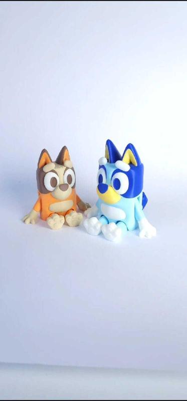 Nice Bingo Dog & Nice Blue Dog, Multicolor 3mf