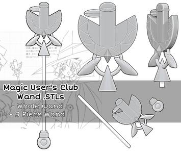 Magic User's Club Wand - Whole or in Parts