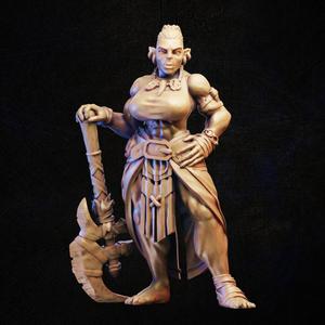 Ork barbarian female