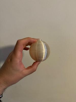 Hollow Christmas Ornaments for printer purge