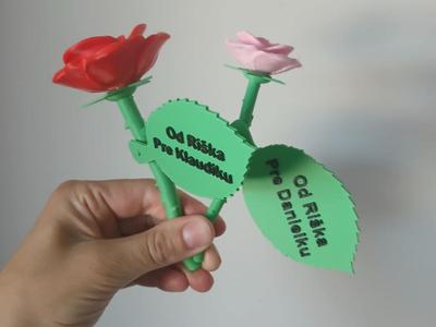 Rose that lasts forever – with message from heart