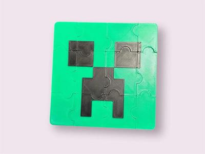 Minecraft Creeper Kids Puzzle   