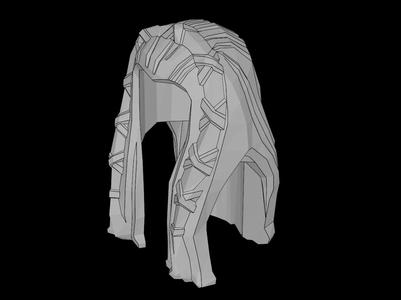 Lego Compatible (11261.dat) Minifig Hair Long with Braided Front   