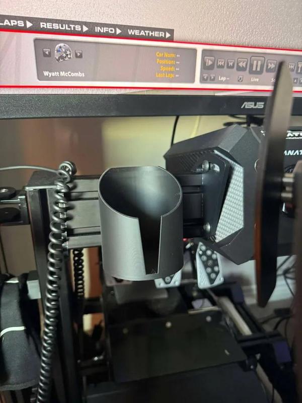 Sim rig cup holder (No hardware needed)   