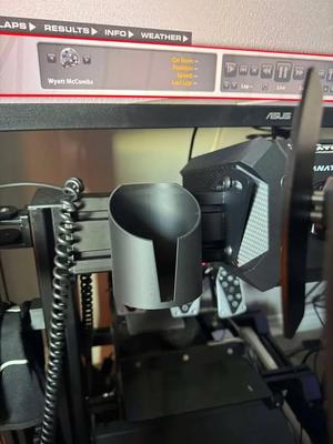 Sim rig cup holder (No hardware needed)   