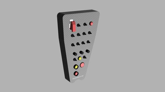 PORSCHE 911 RSR BUTTON BOX
