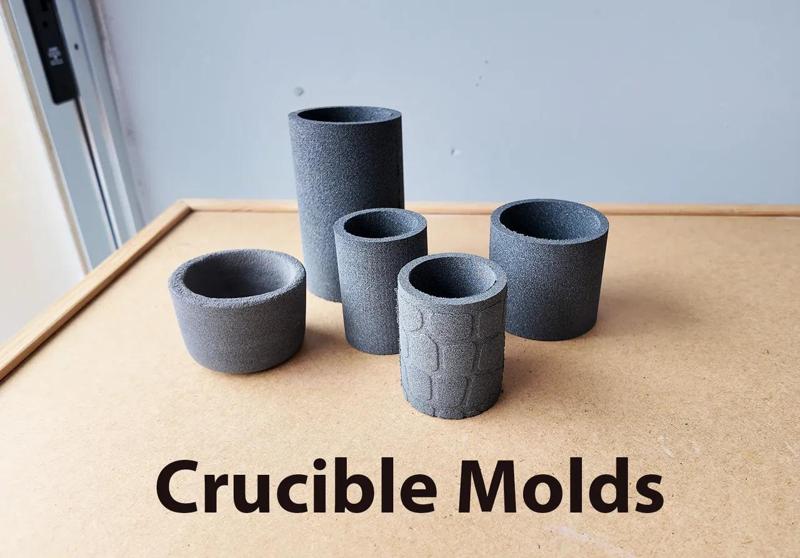 New, Better Crucible Molds for Microwave Metal Melting   