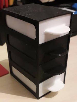 4-DRAWER BOX WITH DIVIDERS
