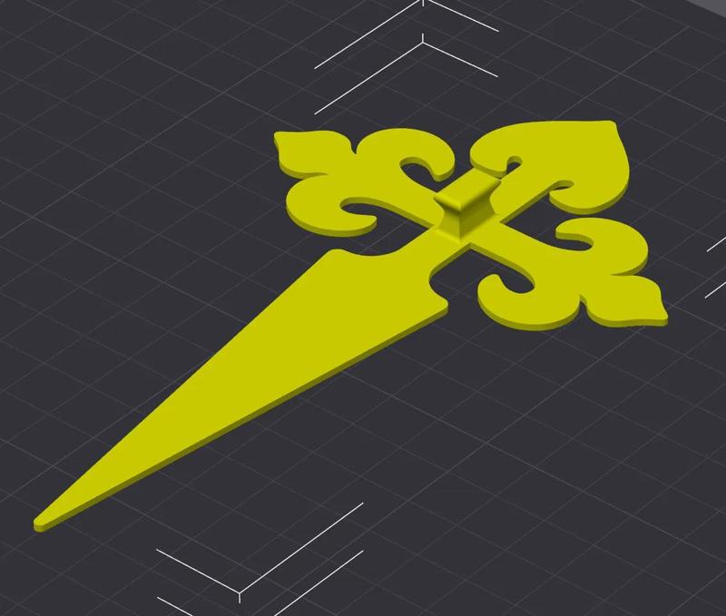 Cruz de Santiago para Repostería   