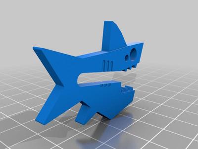 Poop Bag Holder (used) shark theme