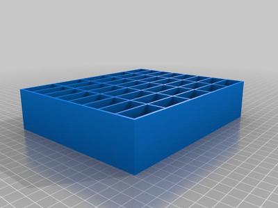 Storage box for letter stencils (20 mm)