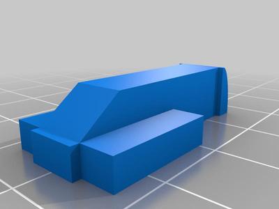 New lock-back for Rubber band pistol by Kawaii