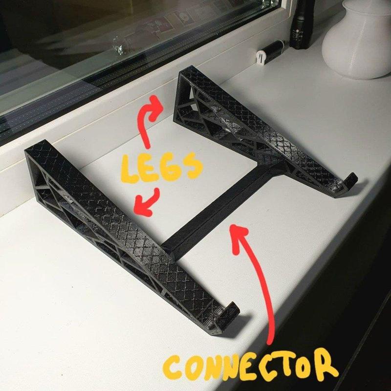 Solid Stand for Laptop or Ultrabook (small-medium thin)