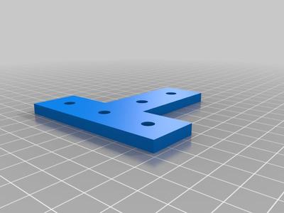 T Mending Plate for T-Slot Aluminum Extrusions