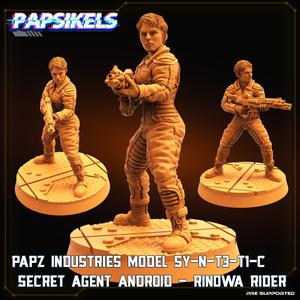PAPZ INDUSTRIES MODEL SY-N-T3-T1-C SECRET AGENT ANDROID RINOWA RIDER