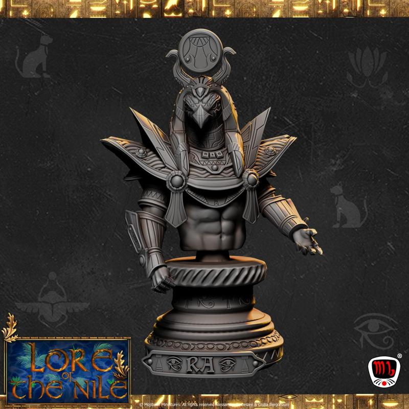 Ra, God of the Sun Busts (Pre-supported)