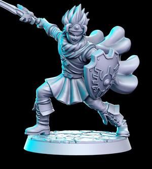 Shin - figther- 32mm - DnD