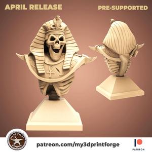 Pharaoh skeleton BUST