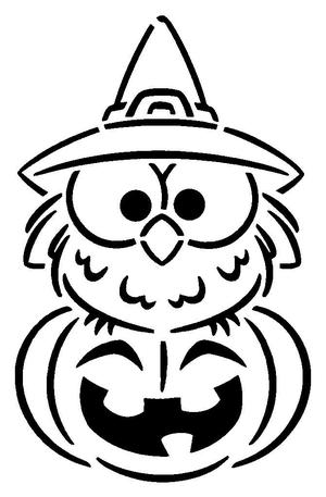 Owl stencil 7