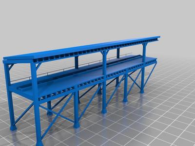 N scale ice platform