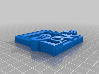 We Love You Picture Frame